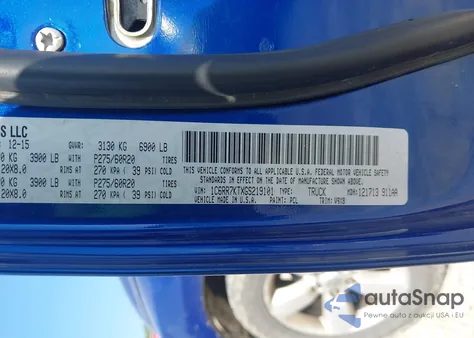 2016 Ram 1500 Express from USA, damaged, VIN 1C6RR7KTXGS219101